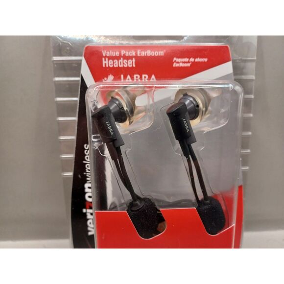 Verizon Wireless Jabra 2.5mm Jack Value Pack Earboom Headset Jabra Black New - Picture 2 of 6